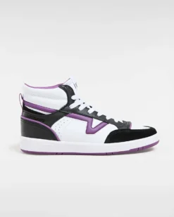 Vans Lowland Mid Trainers In Black/white/purple For Unisex -Kidivita Store 208279245 1 blackwhitepurple 1