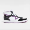 Vans Lowland Mid Trainers In Black/white/purple For Unisex