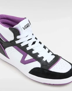 Vans Lowland Mid Trainers In Black/white/purple For Unisex -Kidivita Store 208279245 3
