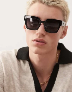 Vans Belden Sunglasses In Black And Gold For Men -Kidivita Store 208326100 3