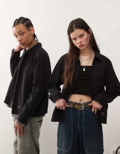 Vans Mcavoy Full Zip Station Jacket In Black For Unisex