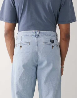 Vans Authentic Palmhill Loose Fit Tapered Denim Jeans In Faded Blue For Men Mid Blue -Kidivita Store 208326267 3