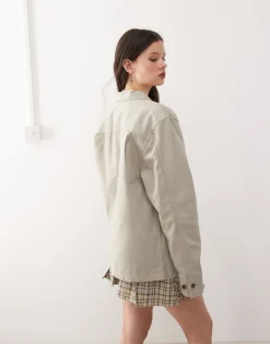 Vans Drill Chore Canvas Jacket In Grey For Unisex -Kidivita Store 208326272 4