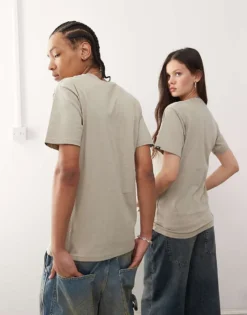 Vans Left Chest Logo Regular Fit T-shirt In Grey For Unisex -Kidivita Store 208326431 3