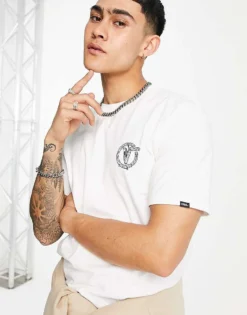 Vans Bit By Bit Back Print T-shirt In White For Men -Kidivita Store 24127935 3