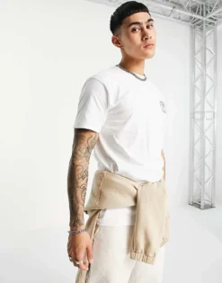 Vans Bit By Bit Back Print T-shirt In White For Men -Kidivita Store 24127935 4