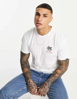 Vans Heatwave Back Print T-shirt In White For Men -Kidivita Store 24128114 3