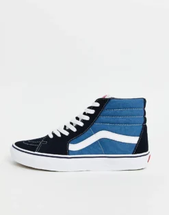 Vans SK8-Hi Trainers In Navy For Men 9 Vans SK8-Hi Trainers In Navy For Men -Kidivita Store 24366007 1 navy 1
