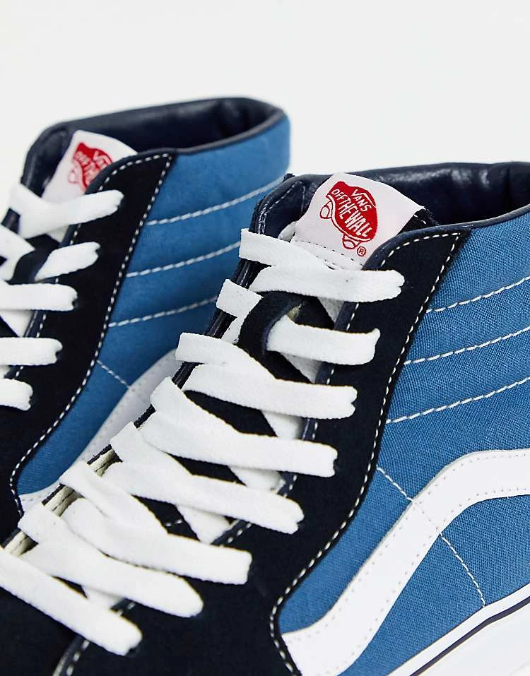 Vans SK8-Hi Trainers In Navy For Men 2 Vans SK8-Hi Trainers In Navy For Men - Image 2